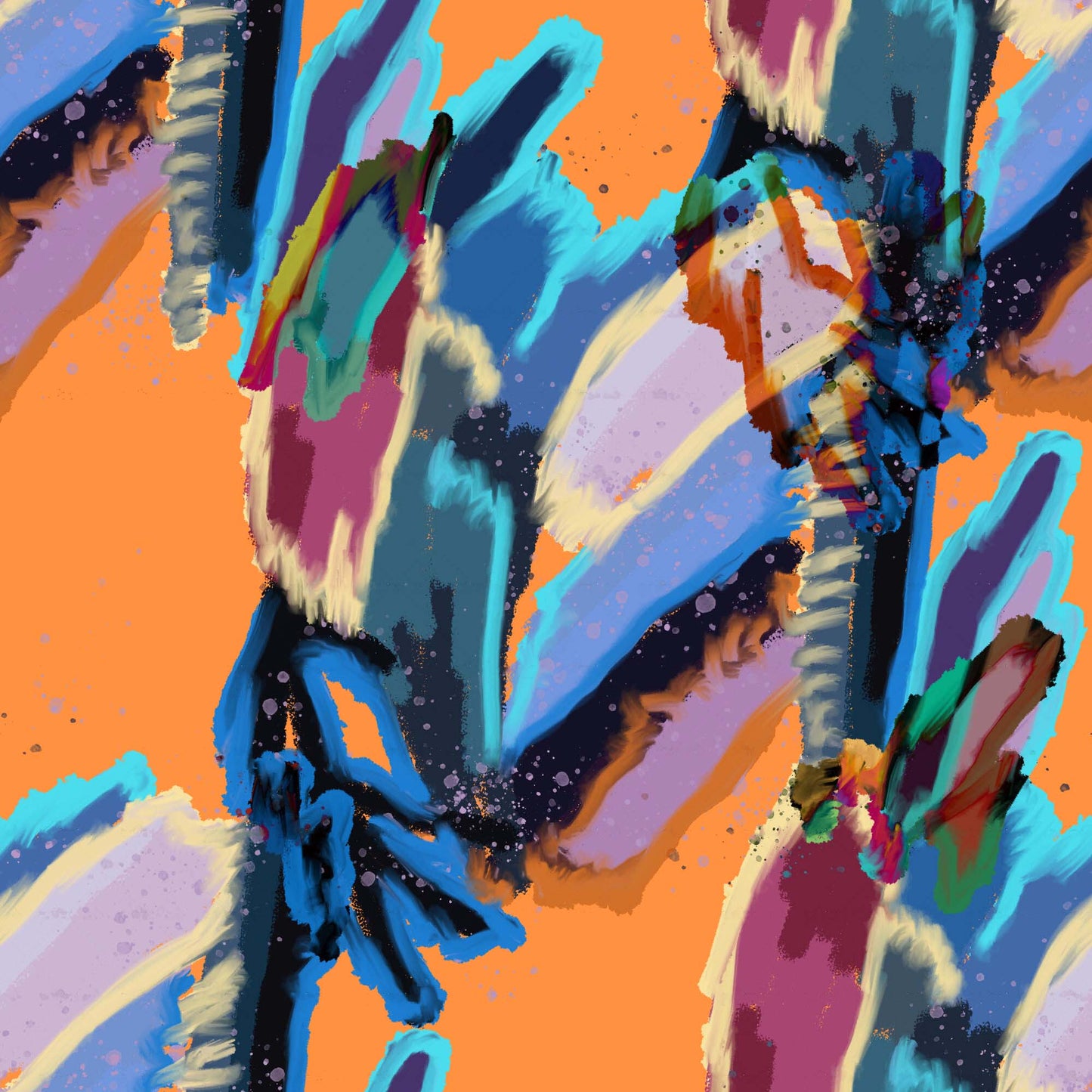 Abstract Paint Pattern - CC - 1114