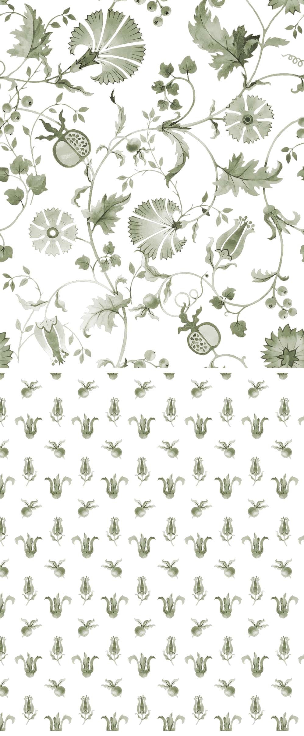 2 Floral patterns - CC - 1141