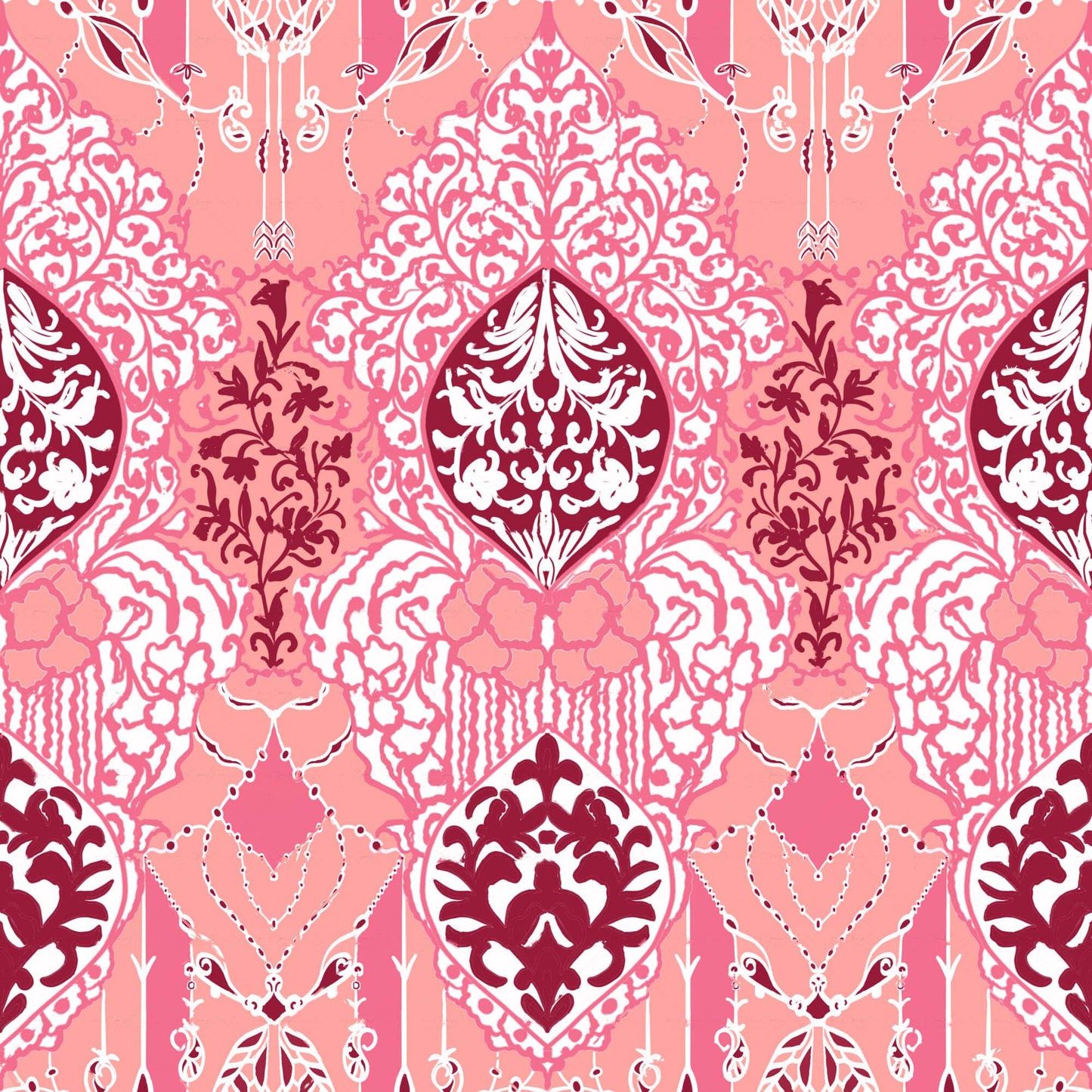 Pink Ornate Pattern - CC - 1180