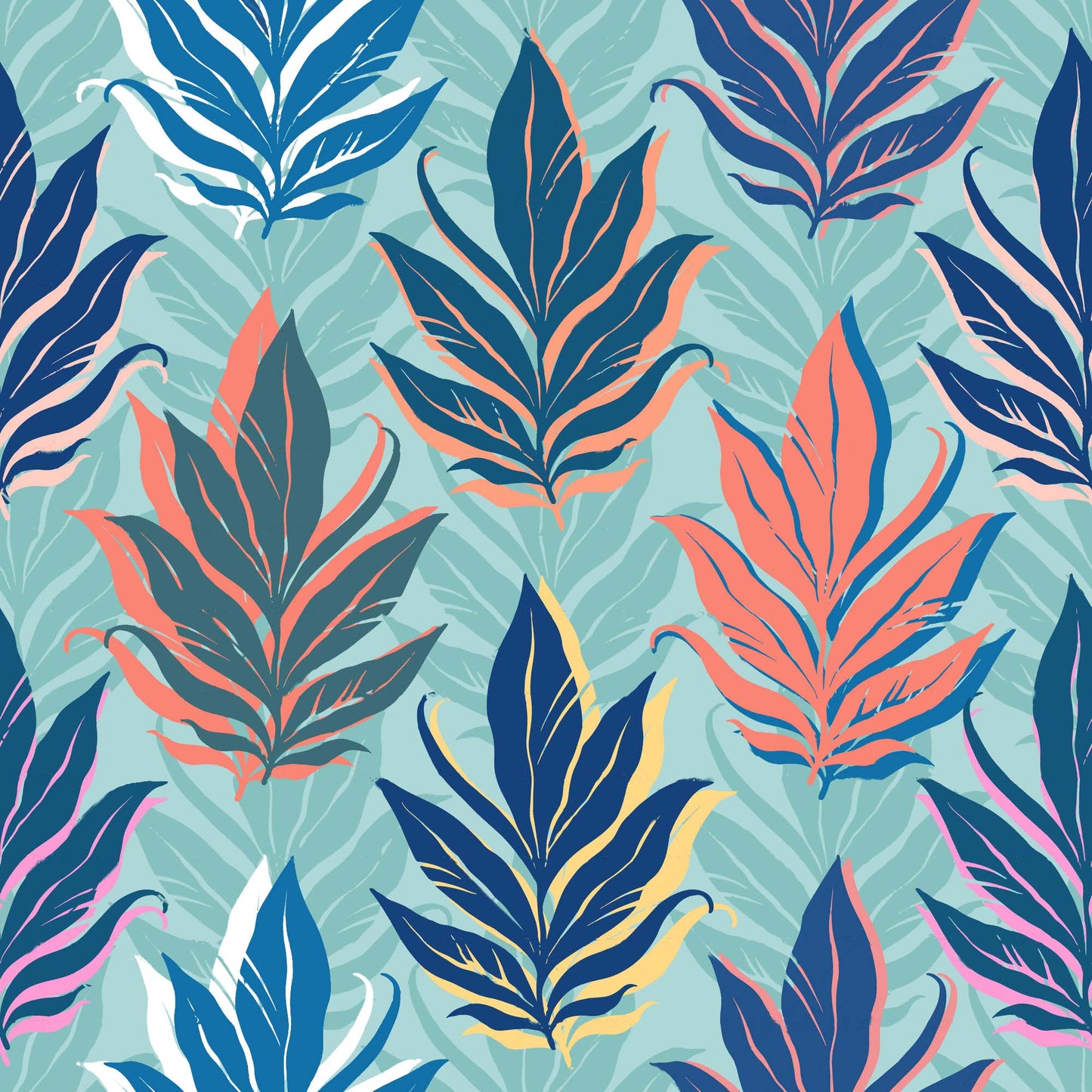 Tropical Leaves Pattern - CC - 1187