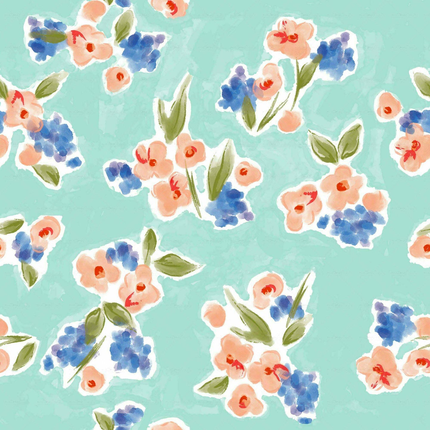 Watercolor Inspired Pattern - CC - 1191