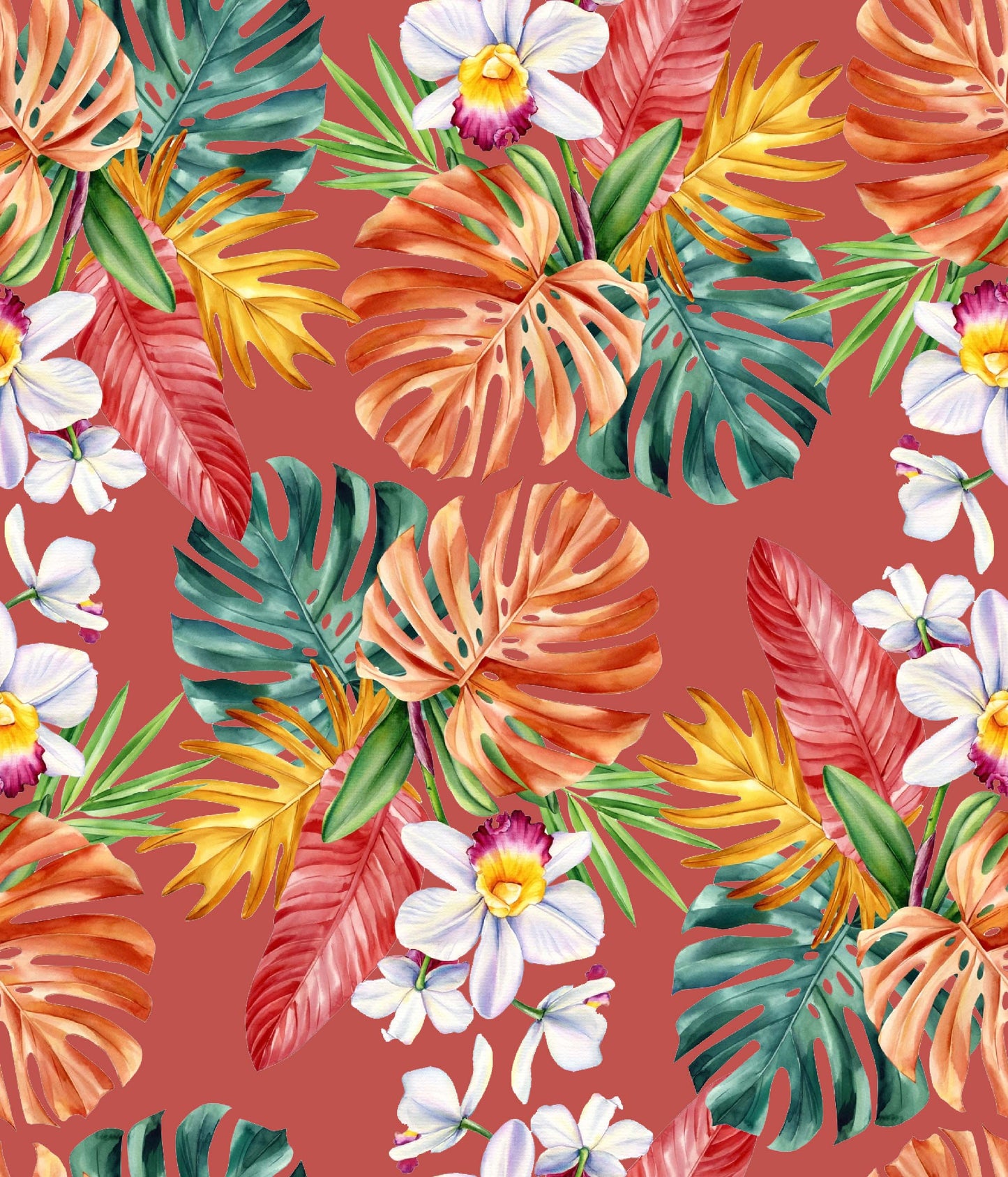 Tropical Flowers like Pattern - CC - 1228 - 03
