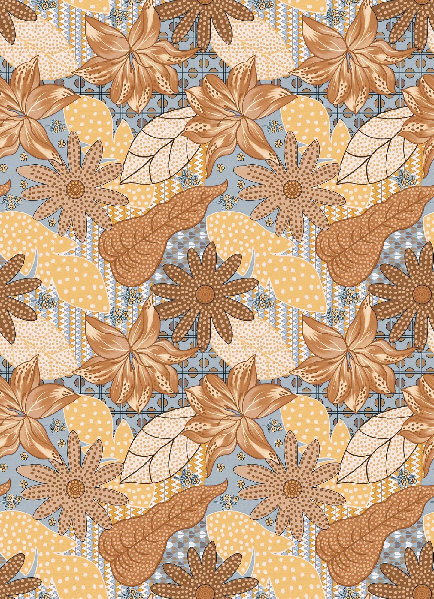 Folk Art Inspired Floral Pattern - CC - 1238 - 2