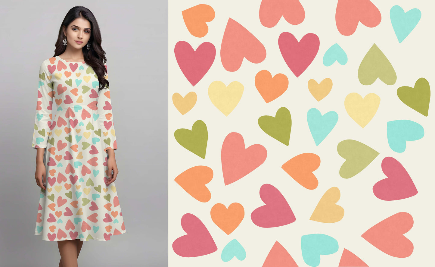 Heart Pattern - CC - 9737