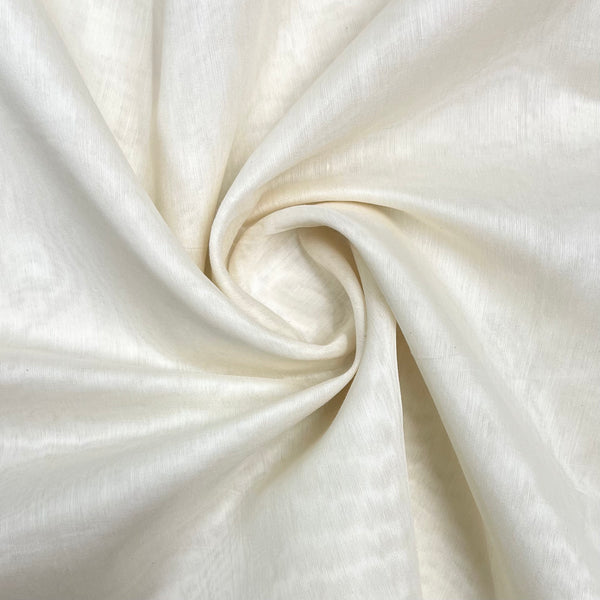 Gauze Silk-Like Fabric 60 GSM Sheer, Slightly Stiff 44” Wide