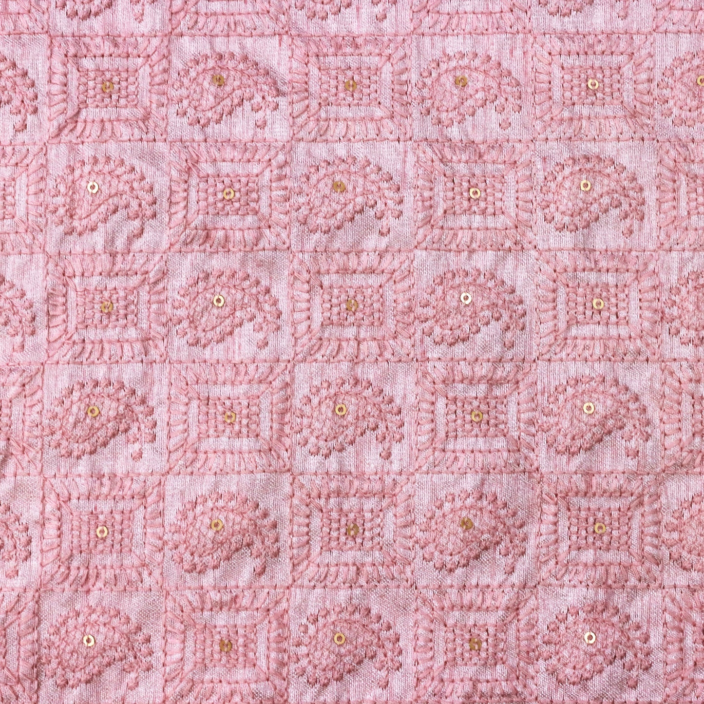 Mango Lucknowi Fabric - 20 Meters