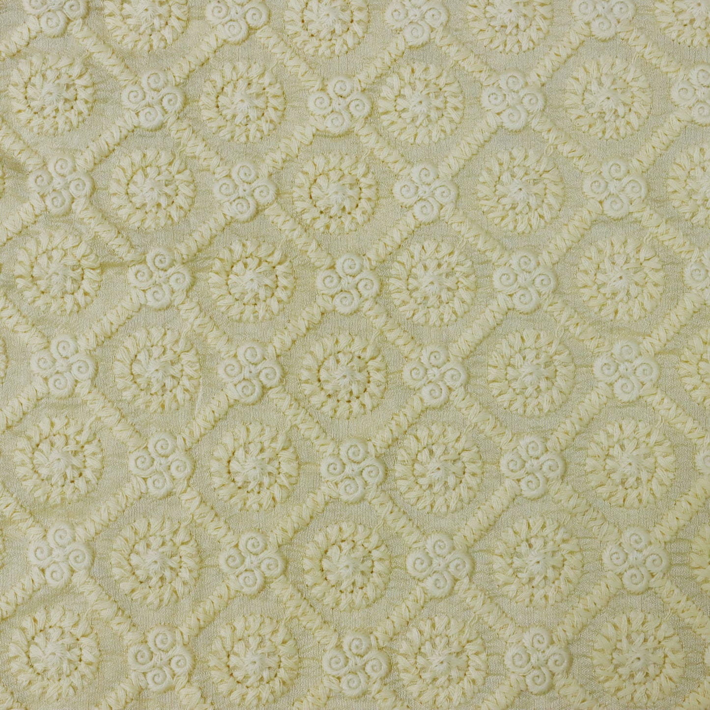 Geometric Lucknowi Fabric - 20 Meters