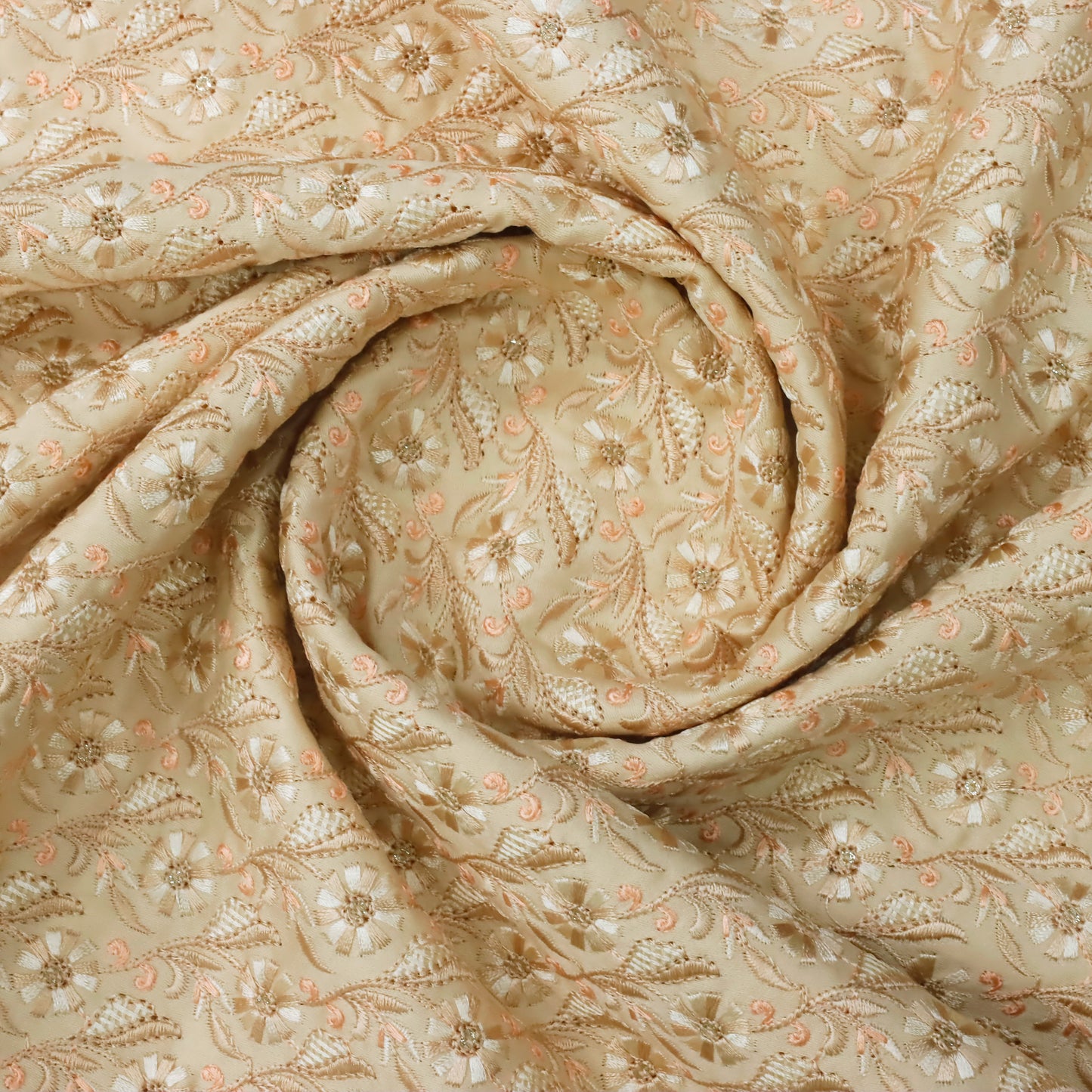 Peach Pastel Embroidery - 20 Meters