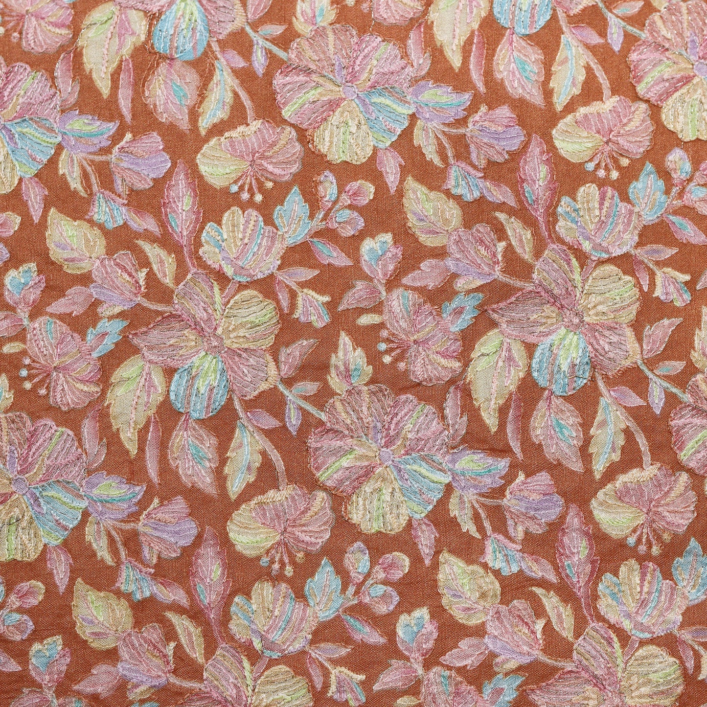 Floral Print + Embroidery Fabric – 44" x 10y Rolls