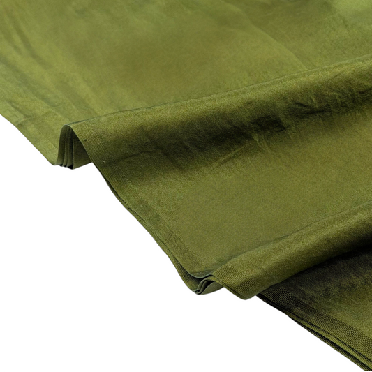 Dark Olive Green Habotai Silk (40 GSM)