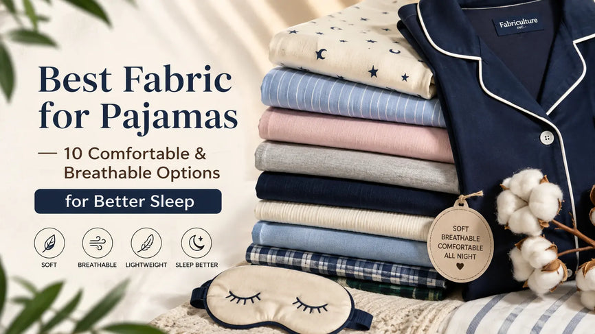 Best Fabric for Pajamas: 10 Comfortable & Breathable Options for Better Sleep | Fabriculture Inc.