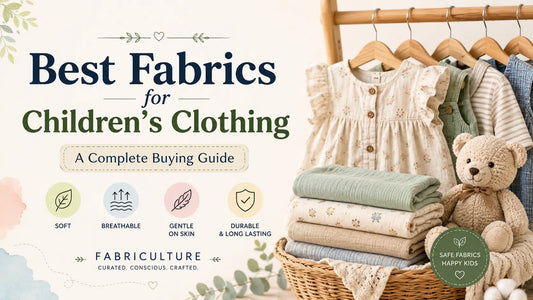 Best fabrics for children’s clothing including soft cotton, breathable linen, and durable natural textiles