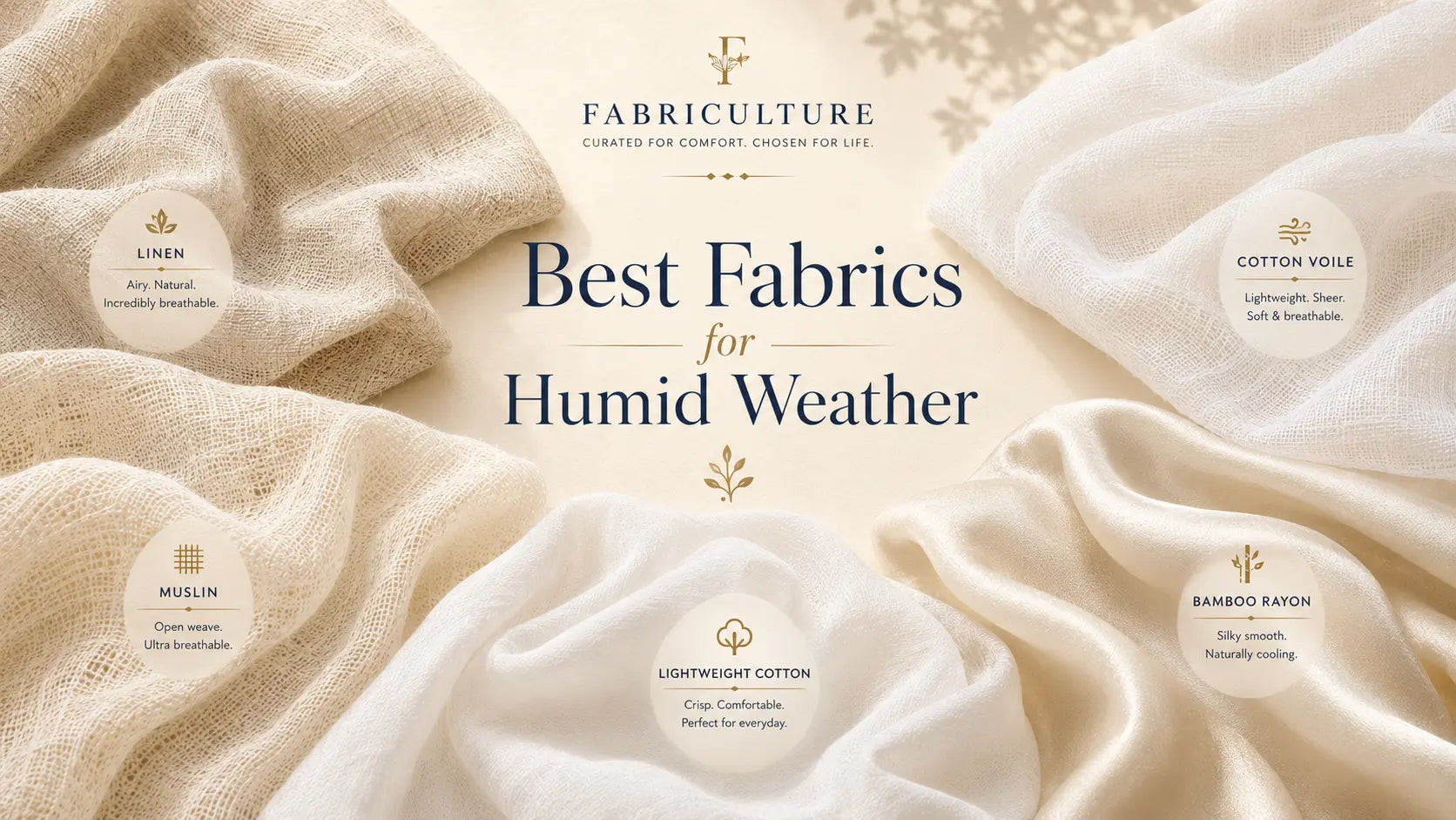 Best Fabrics for Humid Weather: A Climate Guide | Fabriculture ...