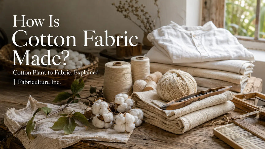 How Is Cotton Fabric Made? Cotton Plant to Fabric, Explained | Fabriculture Inc.