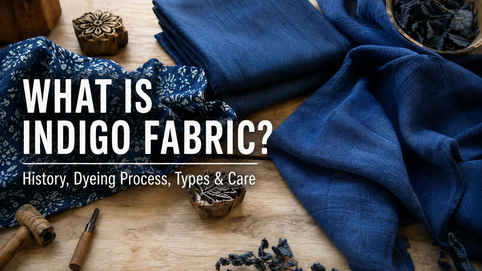 Indigo Processing What Is Indigo Fabric? History, Dyeing Process, Types, Uses & Care Gui ...