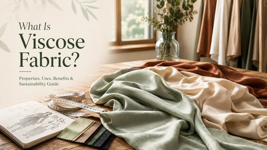 What is viscose fabric guide showing soft breathable viscose fabric with elegant drape and smooth texture