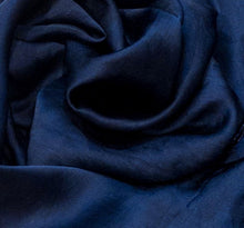 Ontario Blend Fabric – 60 GSM Linen & Cupro Blend | Oxford Blue, 44" Wide
