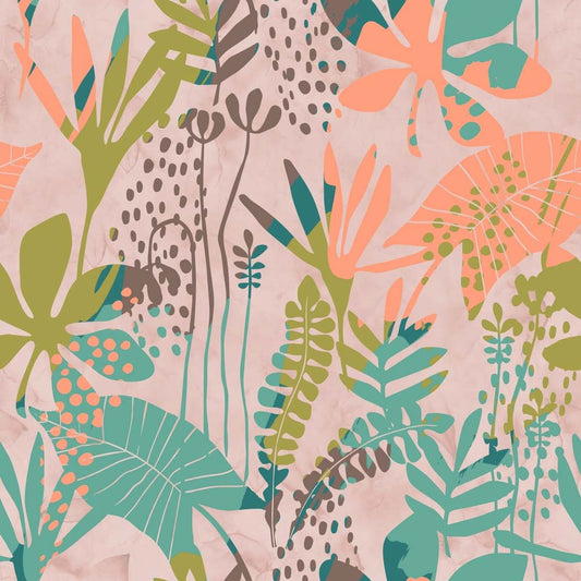Floral Wallpaper like Pattern - CC - 1123
