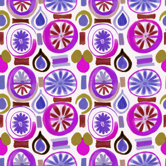 Abstract Citrus Fruit Slices - CC - 1182 - 2