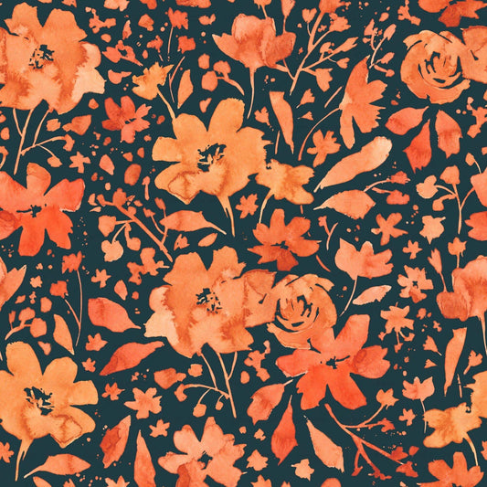 Watercolor Botanical Themed like Pattern - CC - 1193