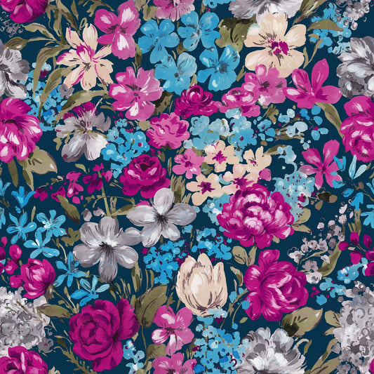 Layered Aesthetic Floral Pattern - CC - 1216