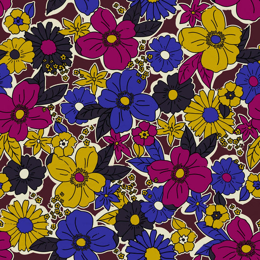 Psychedelic Retro Style Pattern - CC - 1220