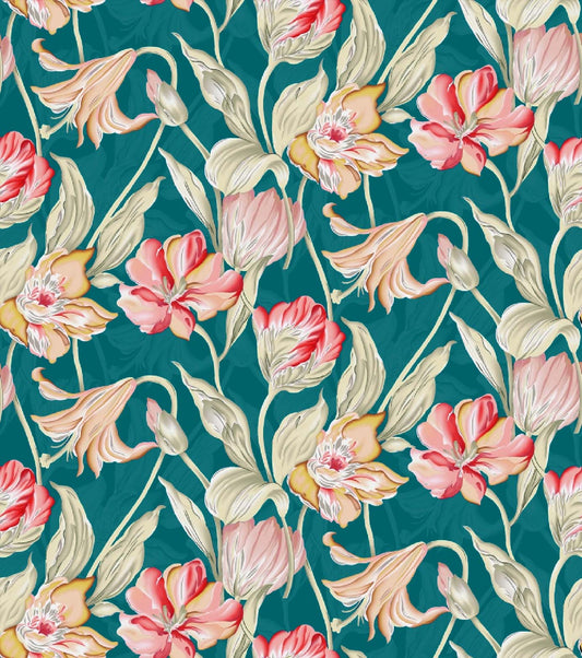 Botanical illustration like Pattern - CC - 1229