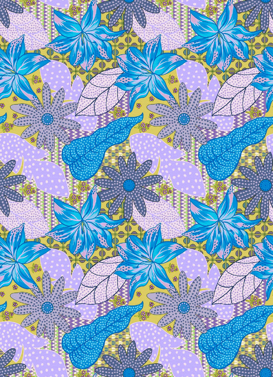 Folk Art Inspired Floral Pattern - CC - 1238 - 1