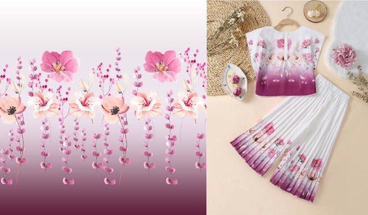 Pink Floral Pattern - CC - 9715