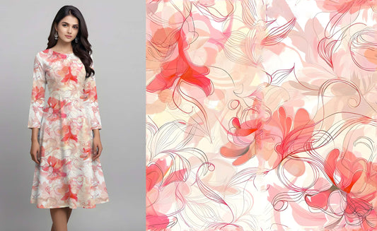 Abstract Floral Pattern - CC - 9733
