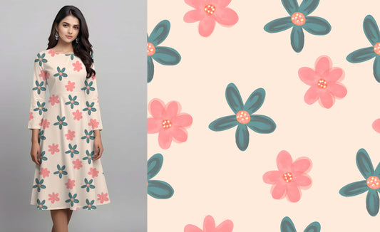 Modern Floral Pattern - CC - 9736