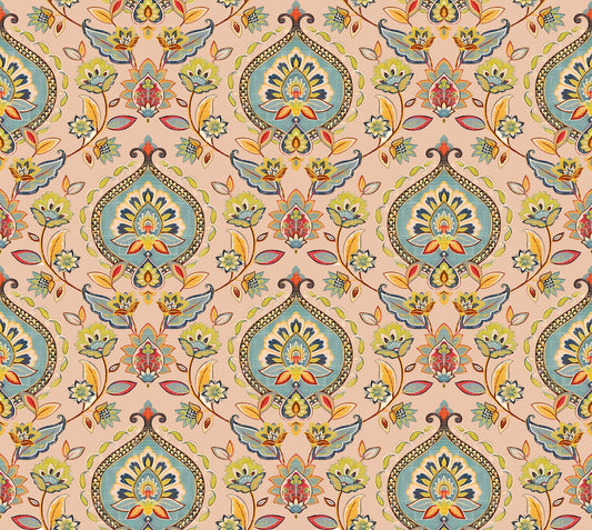 Vintage Paisley Floral Damask Pattern - CC - 9775