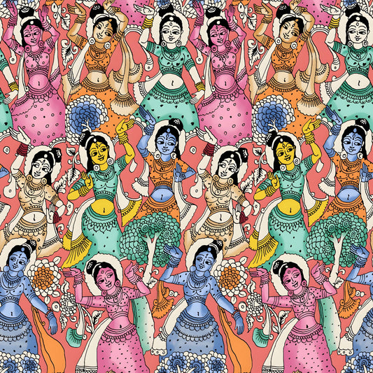 Madhubani Kalamkari Pattern - CC - 9780