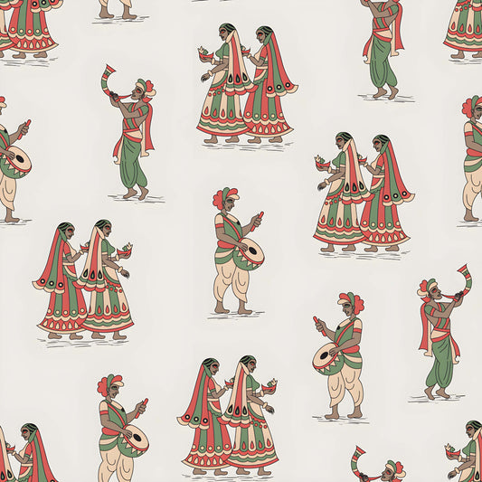 Indian Wedding Dance Pattern - CC - 9784