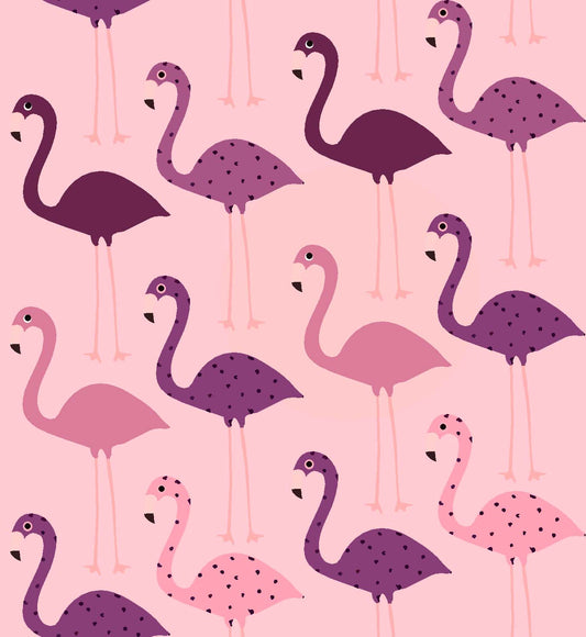 Pink Flamingo Pattern - CC - 9790 - 1