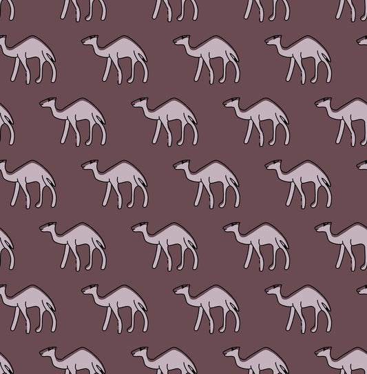 Desert Camel Silhouette Pattern - CC - 9790 - 1