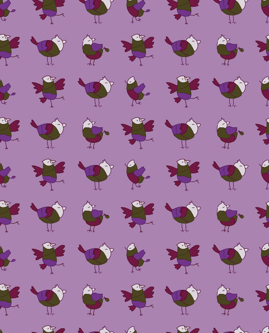 Colorful Bird Doodle Pattern - CC - 9798