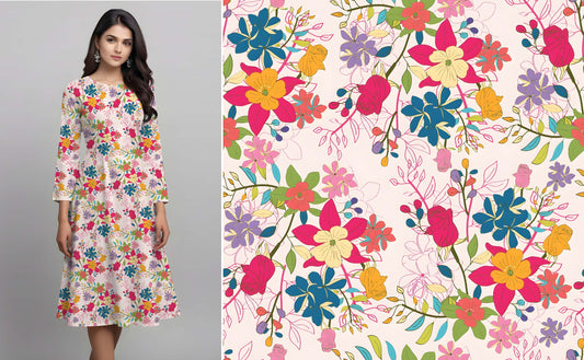 Bright and Cheerful Floral Scatter - CC - 9990