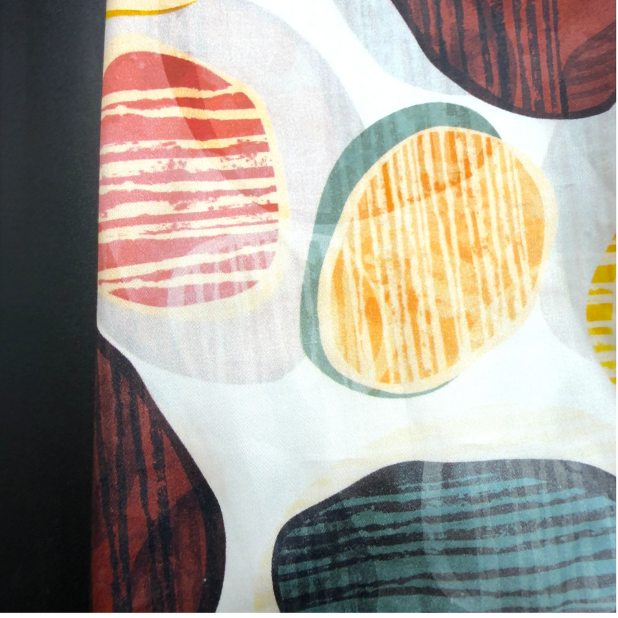 Modern Pebble Print Cotton Fabric | Super Fine Cotton