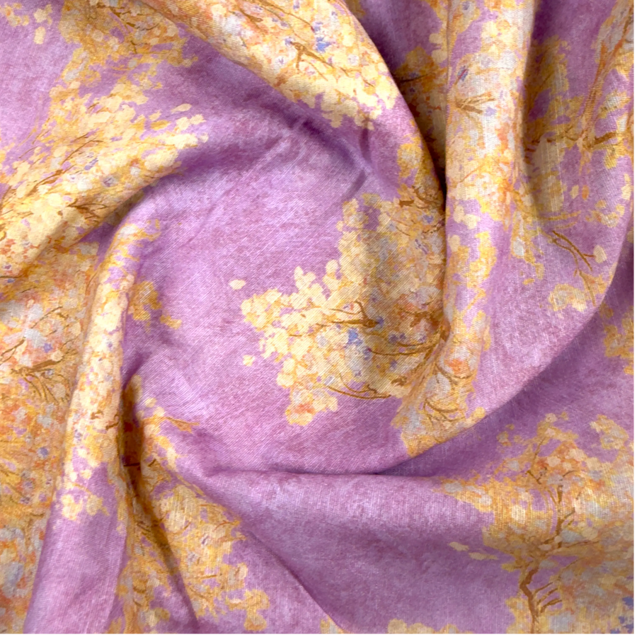 Cherry Blossom Print - Purple