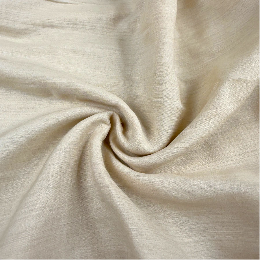 Muga Silk Fabric By The Yard | Wild Silk | Naturally Beige