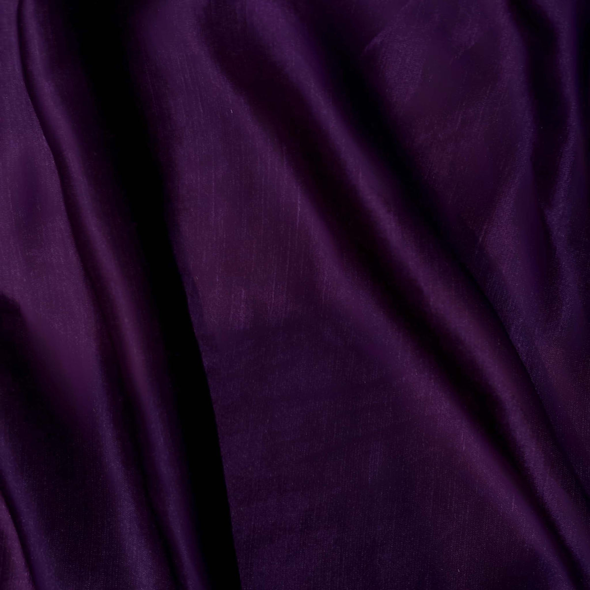 Ontario Blend Fabric – 60 GSM Linen & Cupro Blend | Dark Purple, 44" Wide