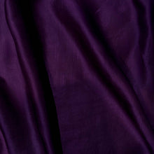 Ontario Blend Fabric – 60 GSM Linen & Cupro Blend | Dark Purple, 44" Wide