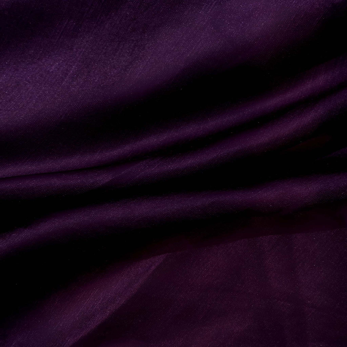 Ontario Blend Fabric – 60 GSM Linen & Cupro Blend | Dark Purple, 44" Wide