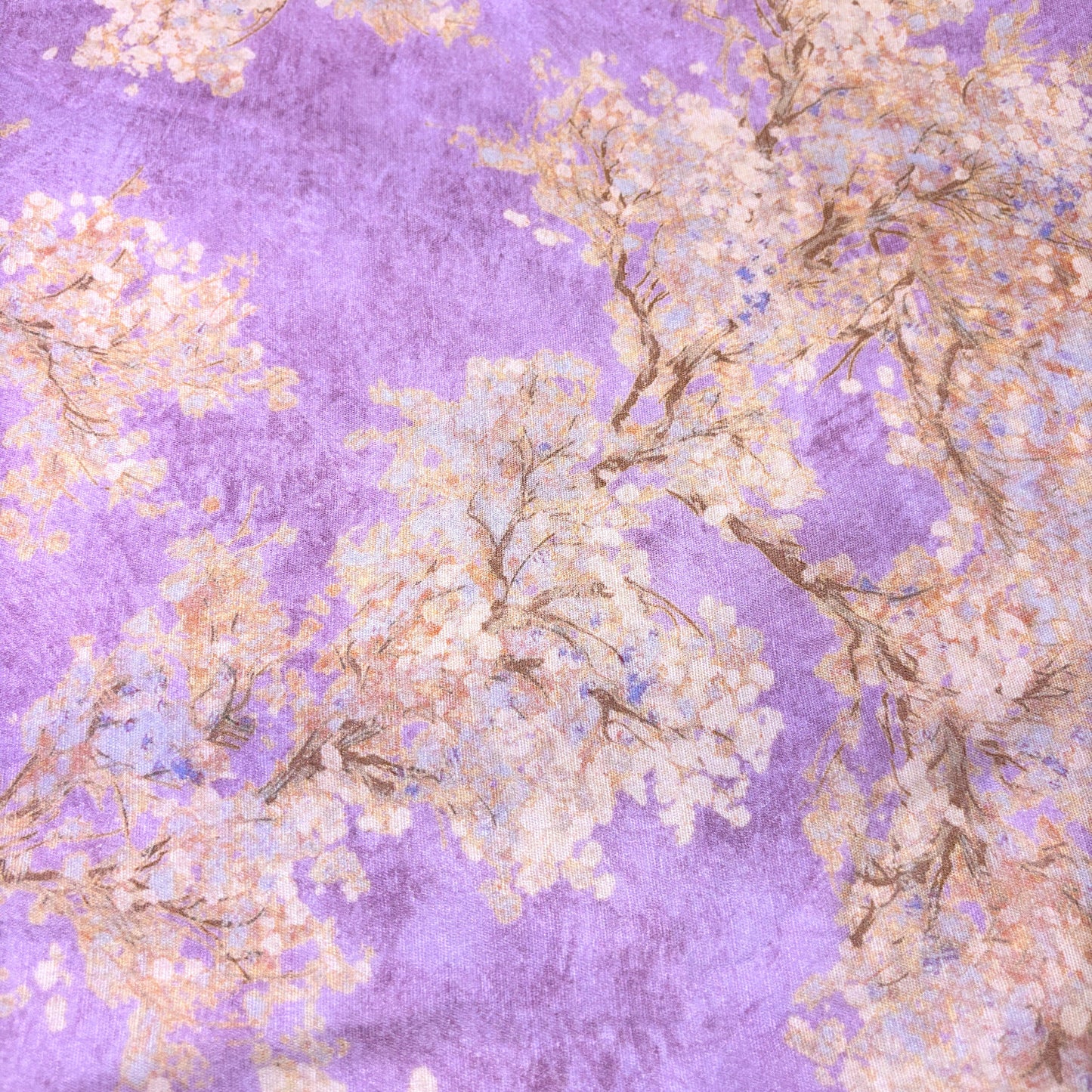 Cherry Blossom Cotton Print by the Yard - 2 Colors