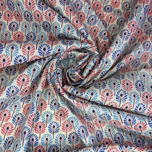 Floral-Like Print Deadstock Fabric – 5 Yards + Free Shipping