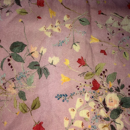 Florals Cotton Print Fabric By the Yard - 3 Colors