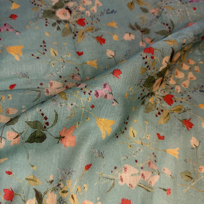 Florals Cotton Print Fabric By the Yard - 3 Colors