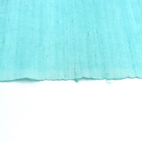 100 GSM Raw Silk Fabric – Turquoise, 100% Silk By the Yard