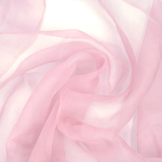 Ballet Slipper Silk Organza – Sheer, Lightweight 100% Silk By the Yard